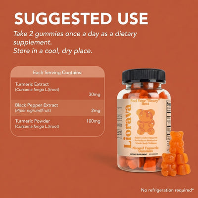 Liorava™ Premium Turmeric Gummies